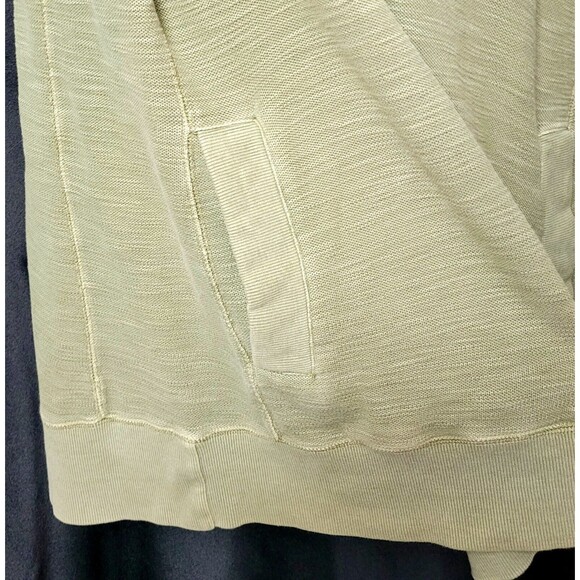 Fossil Y2K Mens Knit Hoodie Henley w Pockets Surfer Boarder Green Size L HTF VGC - Picture 11 of 16